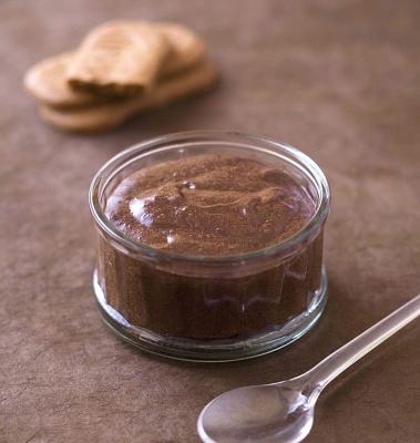 Mousse chocolat noir et spéculoos